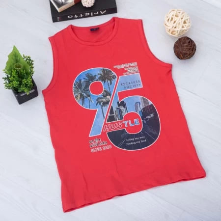 Herren M003 T -Shirt rot Mode
