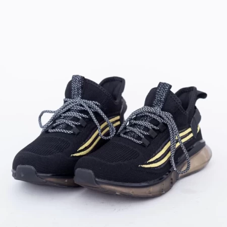 Herren Sportschuhe A03-2 Schwarz-Gold Leopard