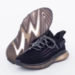 Herren Sportschuhe A03-1 Schwarz Leopard