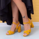 Sandalen mit dicken Absätzen JSZ2 Gelb Mei