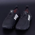 Herren Sportschuhe 002 Black-Biała | Cavsido