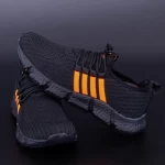 Herren Sportschuhe 002 Schwarz-Orange | Cavsido