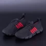 Herren Sportschuhe 002 Schwarz-Rot Cavsido