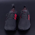 Herren Sportschuhe 002 Schwarz-Rot Cavsido