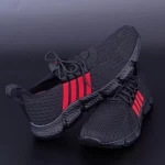 Herren Sportschuhe 002 Schwarz-Rot Cavsido