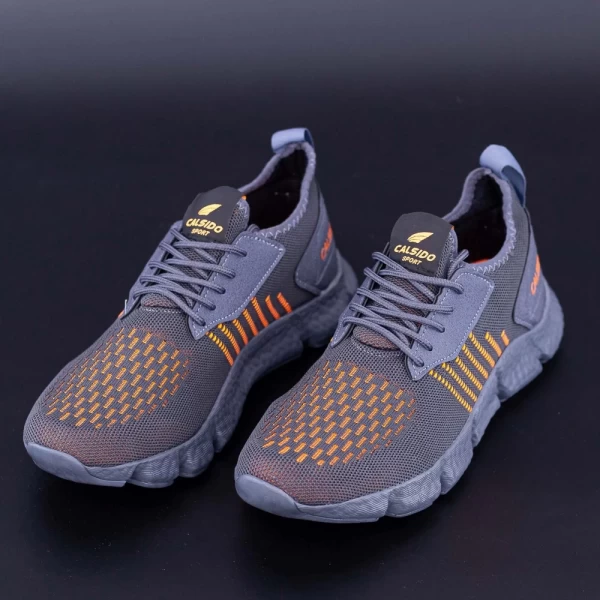 Herren Sportschuhe 005 Gray-Orange | Cavsido