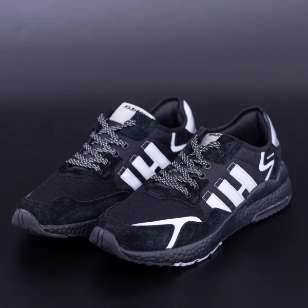 Herren Sportschuhe D-1-1 Schwarzgrau DCF68