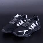 Herren Sportschuhe D-1-1 Schwarzgrau DCF68