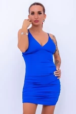 Frauenkleid 3529 Blau Mode