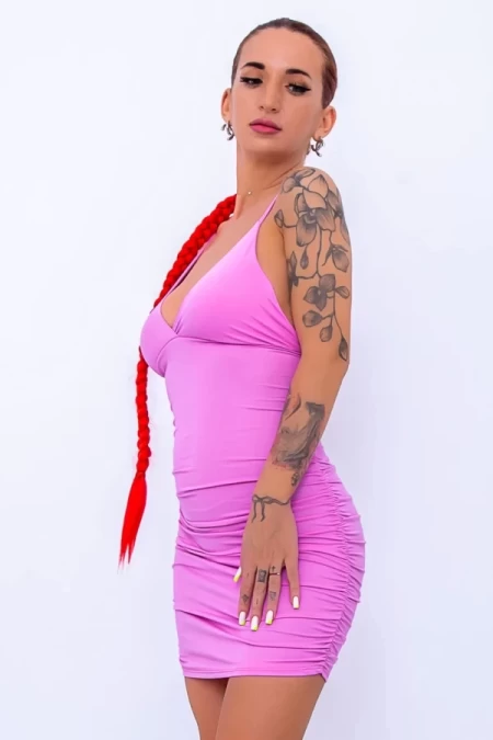 Frauenkleid 3529 Pink Mode