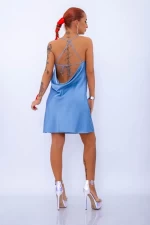 Frauenkleid 4836 Blau Mode