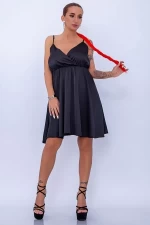Frauenkleid R01 Schwarz Mode