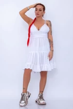 Frauenkleid R05 Weiß Mode