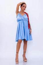 Frauenkleid 756 Hellblau Mode