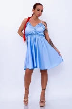Frauenkleid 756 Hellblau Mode