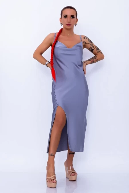 Frauenkleid 3305 Grau Mode