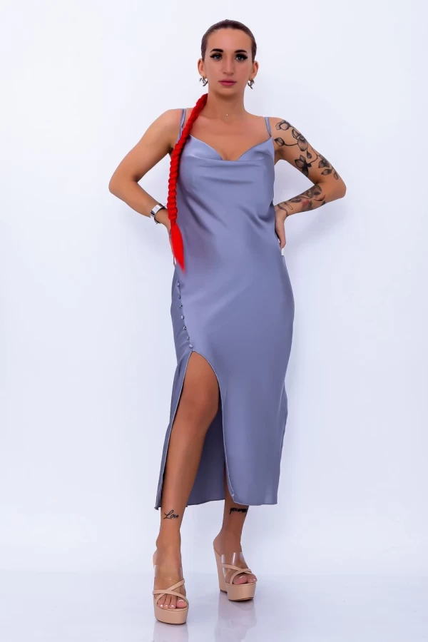 Frauenkleid 3305 Grau Mode