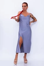 Frauenkleid 3305 Grau Mode