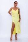 Frauenkleid 3305 Gelb Mode