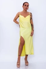 Frauenkleid 3305 Gelb Mode