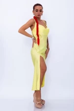 Frauenkleid 3305 Gelb Mode