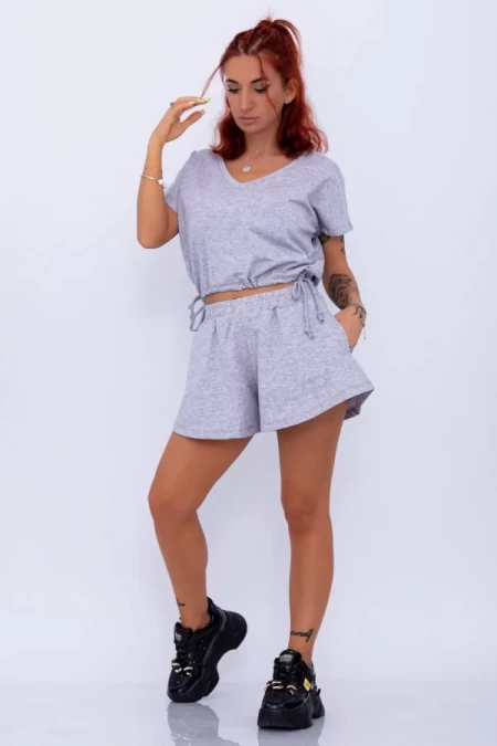 Kurzes Frauen -Set 1143 Grau Kosan