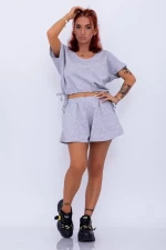 Kurzes Frauen -Set 1143 Grau Kosan