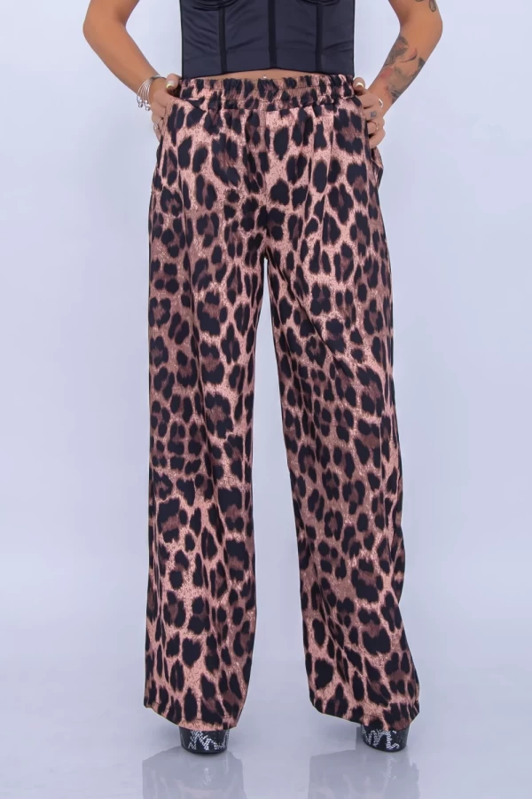 Frauenhose 12261 Leopard Brown | Mode