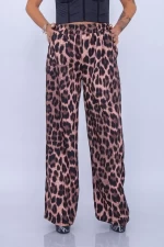 Frauenhose 12261 Leopard Brown | Mode