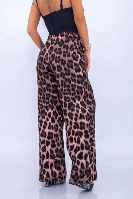 Frauenhose 12261 Leopard Brown | Mode