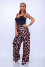 Frauenhose 12261 Leopard Brown | Mode