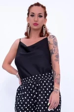 Ärmellose Bluse 2897 Black | Mode