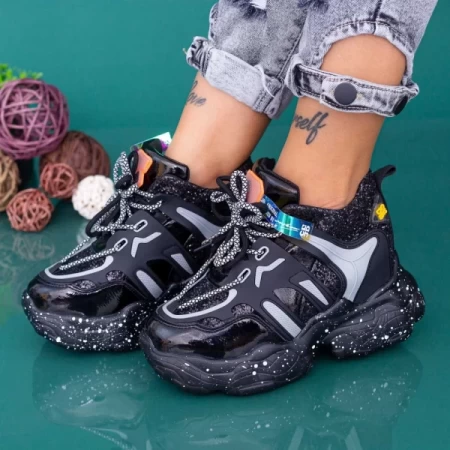 Sportschuhe auf der WLGH72 -Plattform schwarz | Mei