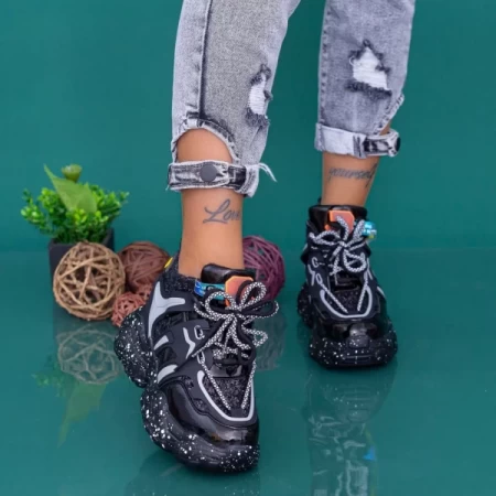 Sportschuhe auf der WLGH72 -Plattform schwarz | Mei