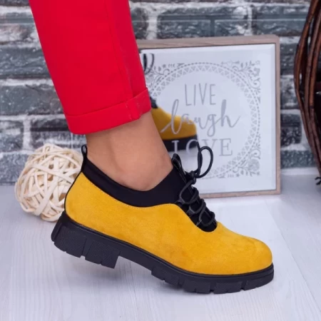 Frauenschuhe täglich H2A Gelb Mei