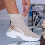 Frauen Sportschuhe S0687 Beige | Se7en