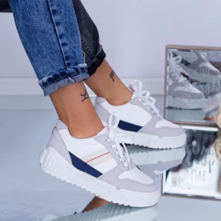 Frauen Sportschuhe x2983 Grau Se7en