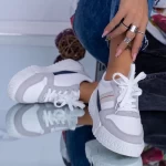 Frauen Sportschuhe x2983 Grau Se7en