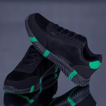 Herren Sportschuhe a19 schwarzgrün Erin