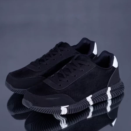 Herren Sportschuhe A19 Black-Biała | Erin