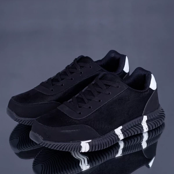 Herren Sportschuhe A19 Black-Biała | Erin