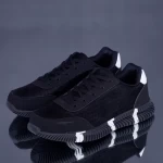 Herren Sportschuhe A19 Black-Biała | Erin