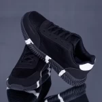 Herren Sportschuhe A19 Black-Biała | Erin