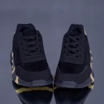 Herren Sportschuhe A19 Schwarz-Gold Erin