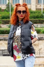 Frauen 2106 schwarze Weste Mode