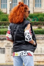 Frauen 2106 schwarze Weste Mode