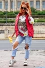 Frauen 8022 rote Weste Mode