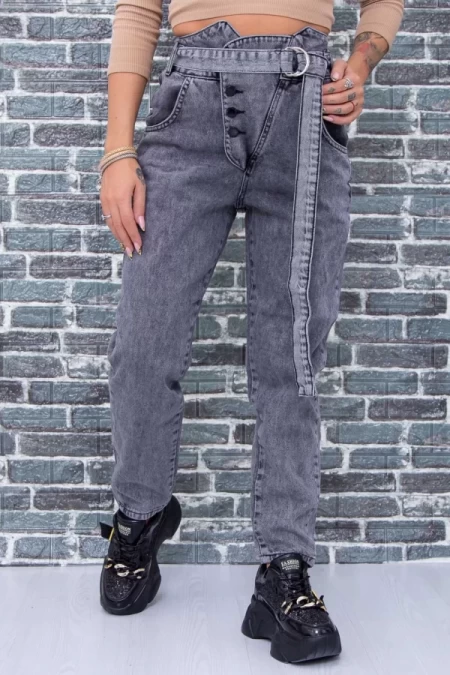 Frauen Jeans 5011 Grau Mode