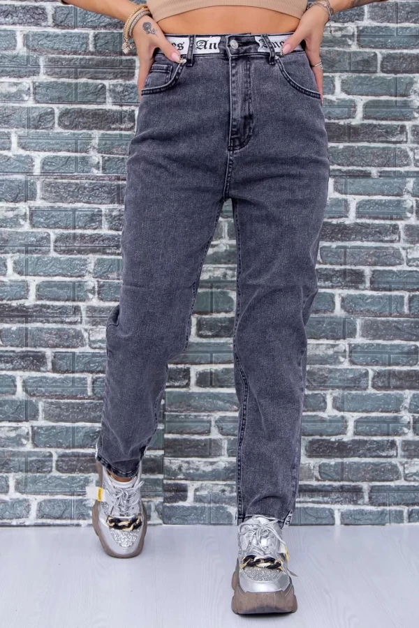 Frauen Jeans 1267 Grau Mode