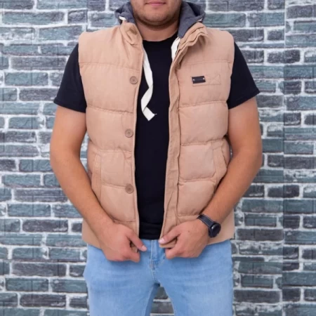 Herrenweste 3323 Beige Mode